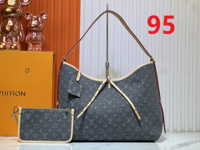 Split leather canvas bag ,4A ,size 39x30x15cm,no box,  B80-95