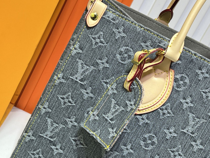 Split leather canvas bag ,4A ,size 35x27x14cm,no box,  B80-97