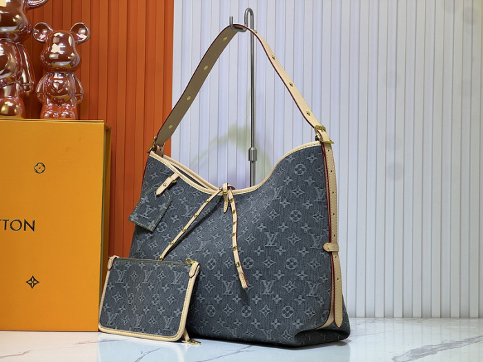 Split leather canvas bag ,4A ,size 39x30x15cm,no box,  B80-95