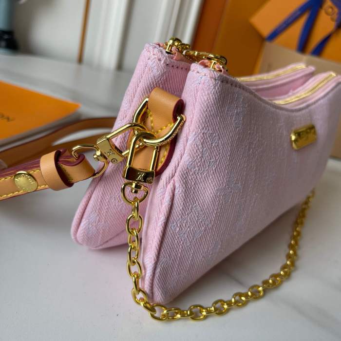 Split leather denim bag ,5A ,size 24.5x13.5x6.5cm,no box,  B88-273