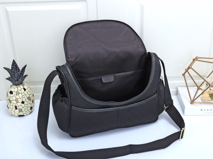 Canvas and split leather baby diaper bag + nursing bottle bag+ cushion, AAA, no box,diaper bag size  42x30x15cm,B98-121