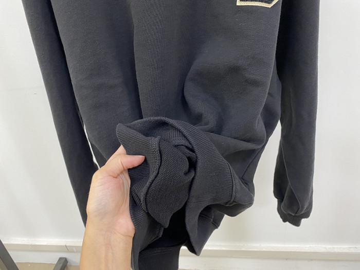 Women's fashion embroidered crew neck loose hoodie clothes, S-M-L,CL78-147