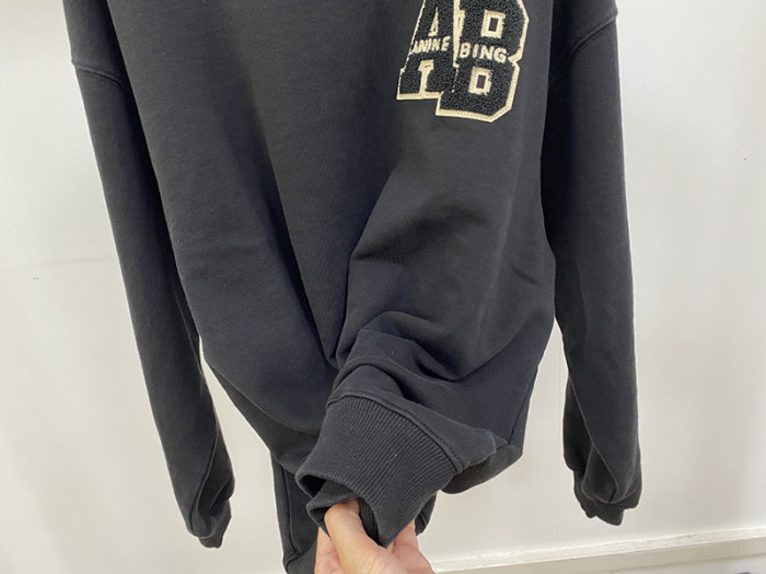 Women's fashion embroidered crew neck loose hoodie clothes, S-M-L,CL78-147