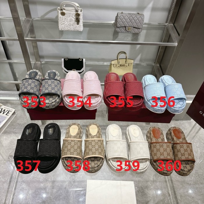 Women flat slipper shoes,  size 35-44, SS50-353-360