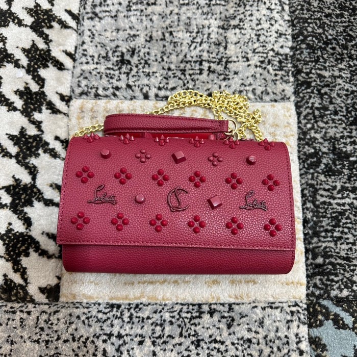 Leather bag ,5A ,size 23.5x6x14cm,with box,  B110-342