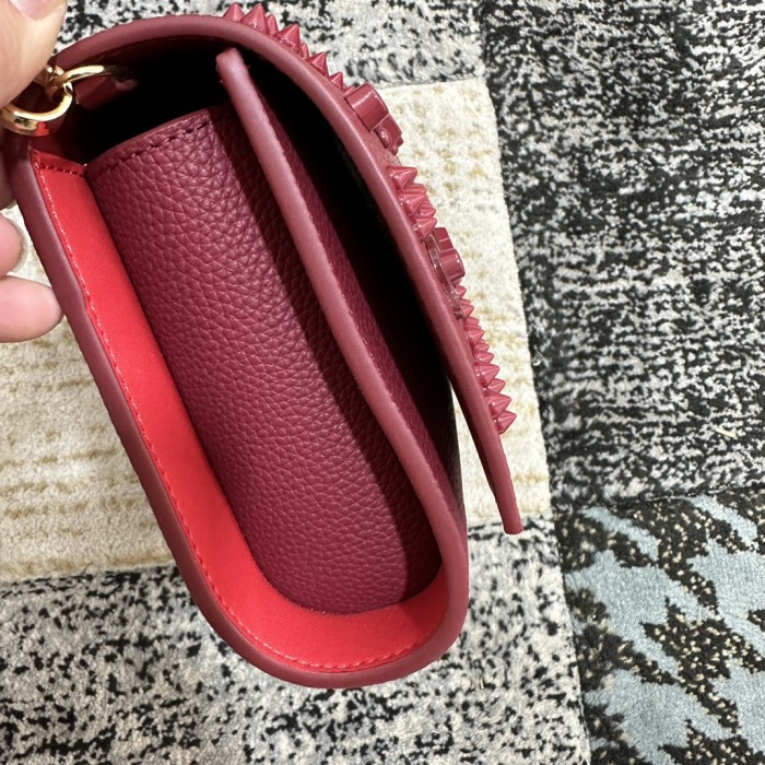 Leather bag ,5A ,size 23.5x6x14cm,with box,  B110-342