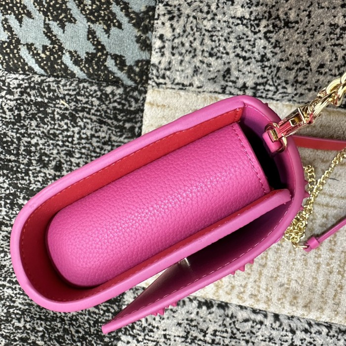 Leather bag ,5A ,size 23.5x6x14cm,with box,  B110-340