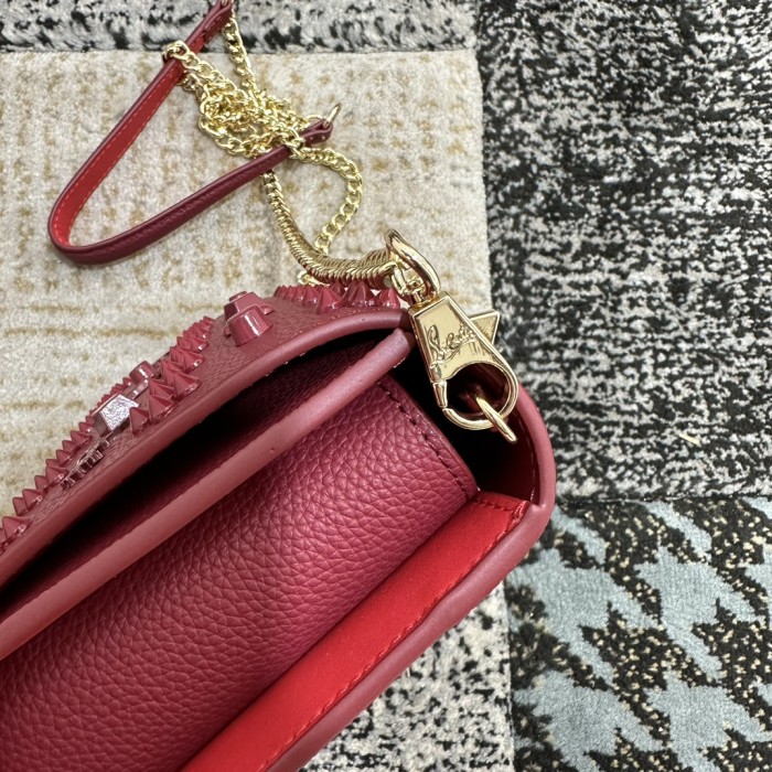 Leather bag ,5A ,size 23.5x6x14cm,with box,  B110-342