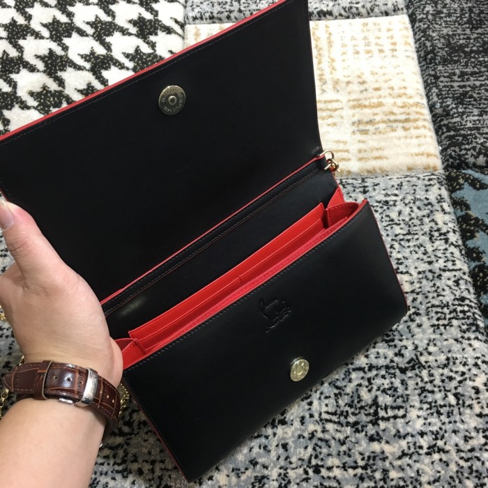 Leather bag ,5A ,size 23.5x6x14cm,with box,  B110-361