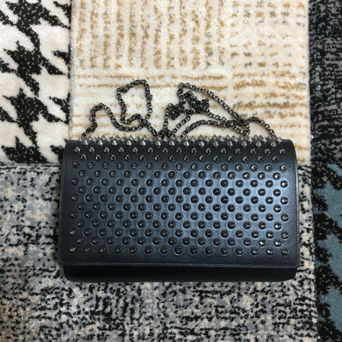 Leather bag ,5A ,size 23.5x6x14cm,with box,  B110-362