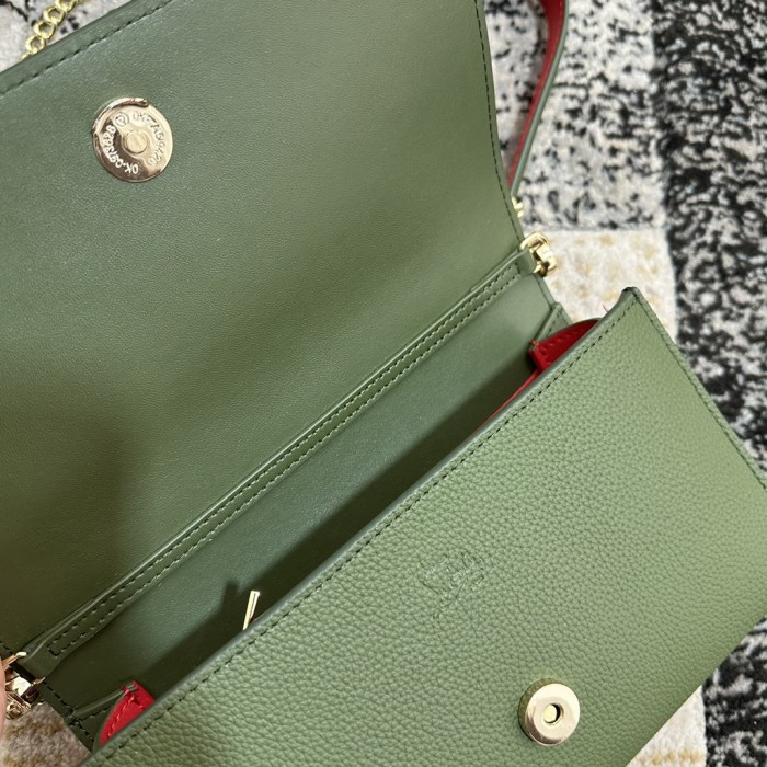 Leather bag ,5A ,size 23.5x6x14cm,with box,  B110-341