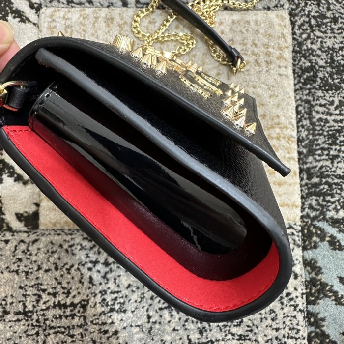 Leather bag ,5A ,size 23.5x6x14cm,with box,  B110-336