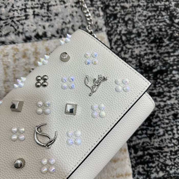 Leather bag ,5A ,size 23.5x6x14cm,with box,  B110-338