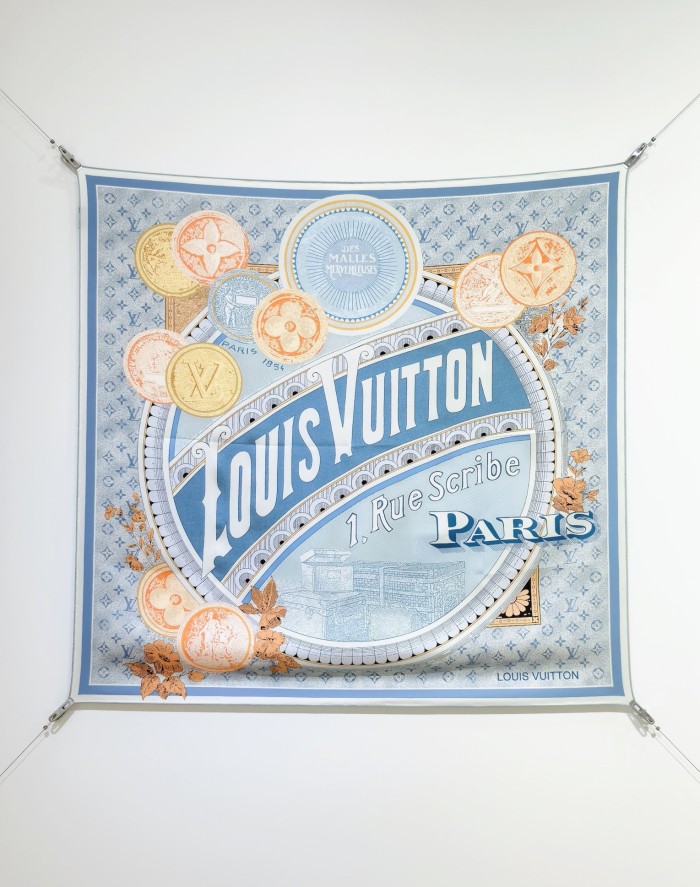 Cotton silk scarf, size 90x90cm, SF20-145-149