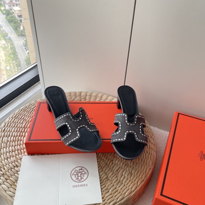 Women heel slipper shoes,  size 35-41, SS50-703