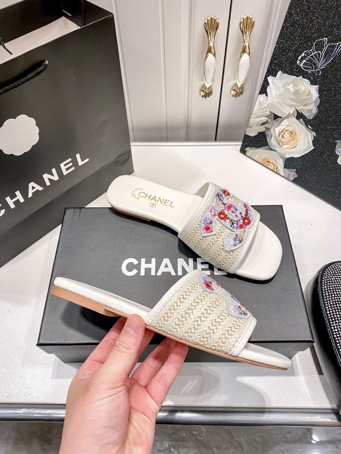 Women flat slipper shoes,  size 35-41, SS50-694-695