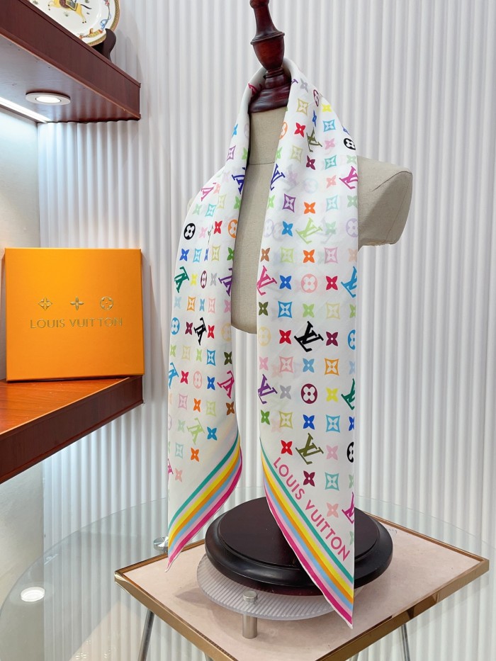 Cotton silk scarf, size 90x90cm, SF20-130-131