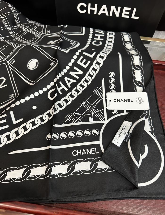 Cotton silk scarf, size 90x90cm, SF20-133-134
