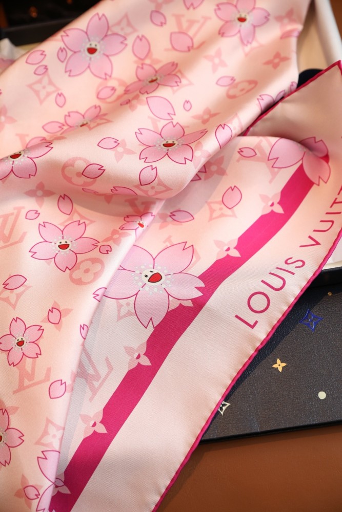 Cotton silk scarf, size 90x90cm, SF20-137