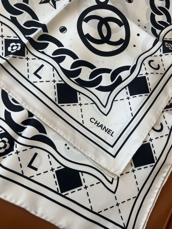 Cotton silk scarf, size 90x90cm, SF20-135