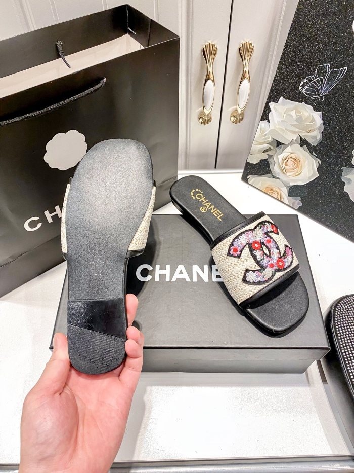 Women flat slipper shoes,  size 35-41, SS50-694-695