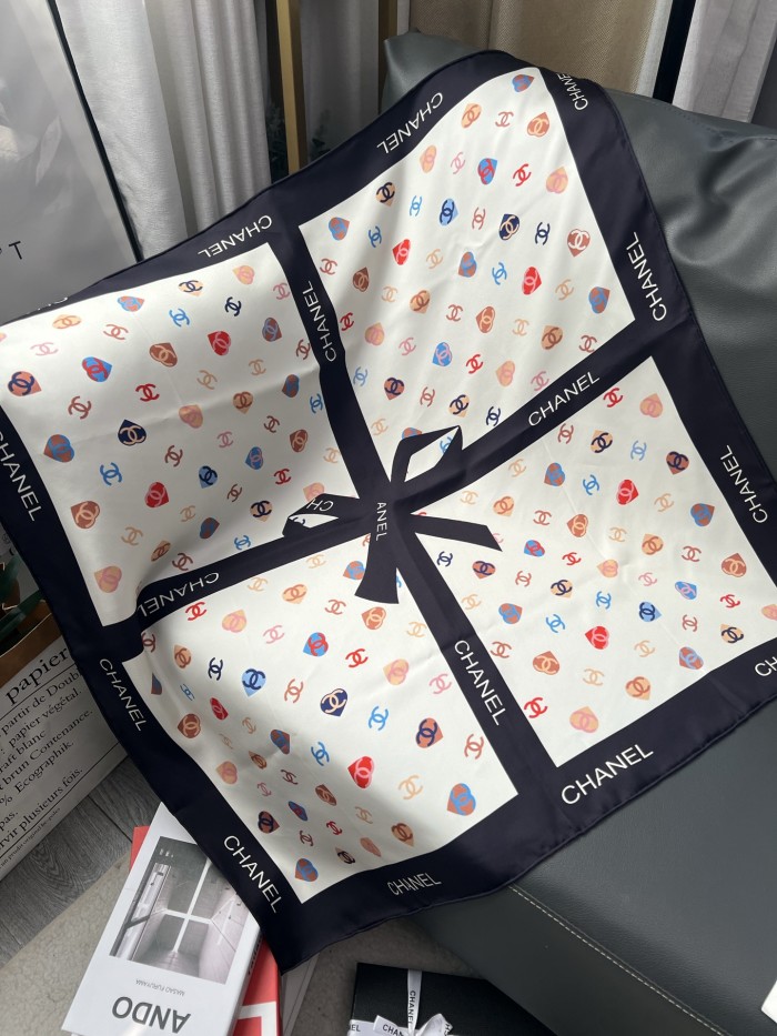 Cotton silk scarf, size 90x90cm, SF20-140-143