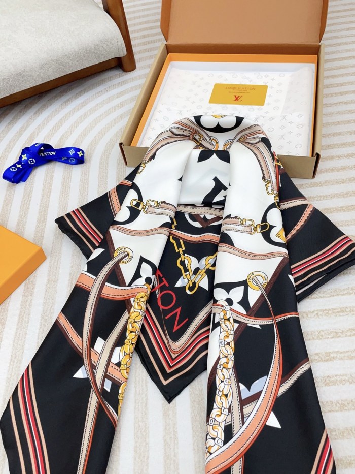 Cotton silk scarf, size 90x90cm, SF20-144