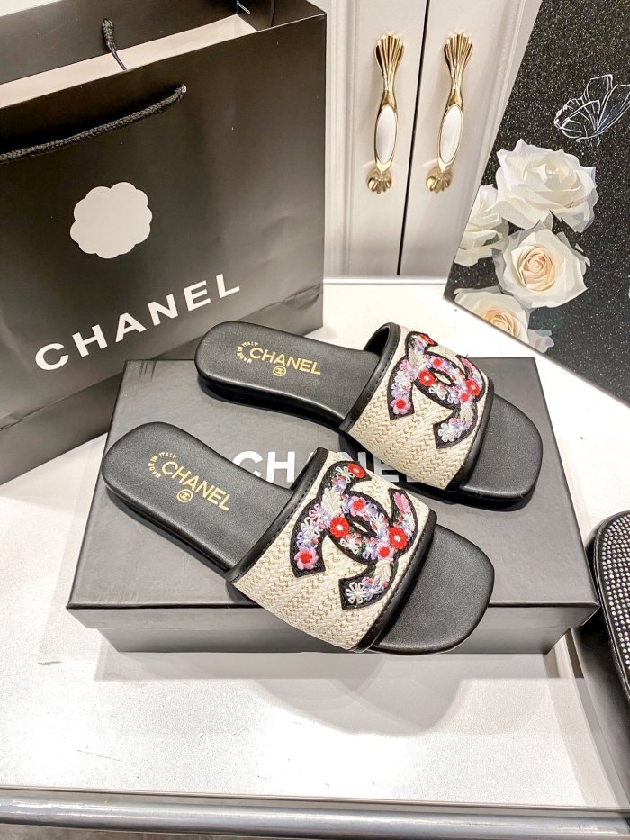 Women flat slipper shoes,  size 35-41, SS50-694-695