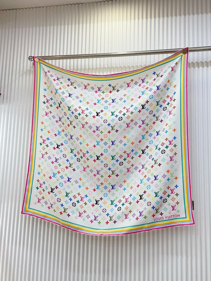 Cotton silk scarf, size 90x90cm, SF20-130-131