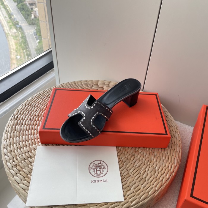 Women heel slipper shoes,  size 35-41, SS50-703
