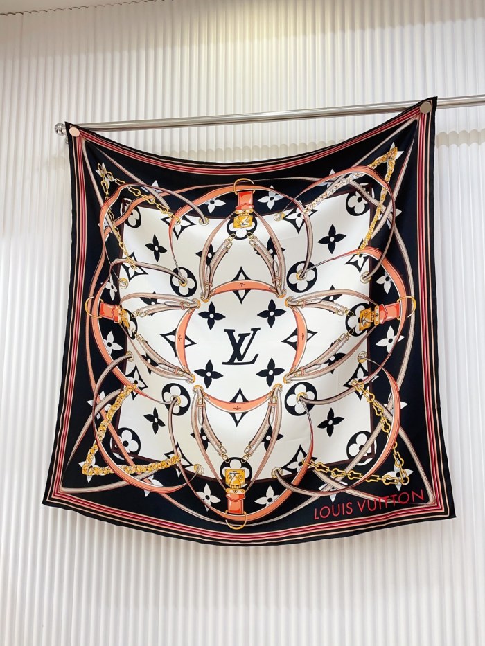 Cotton silk scarf, size 90x90cm, SF20-144