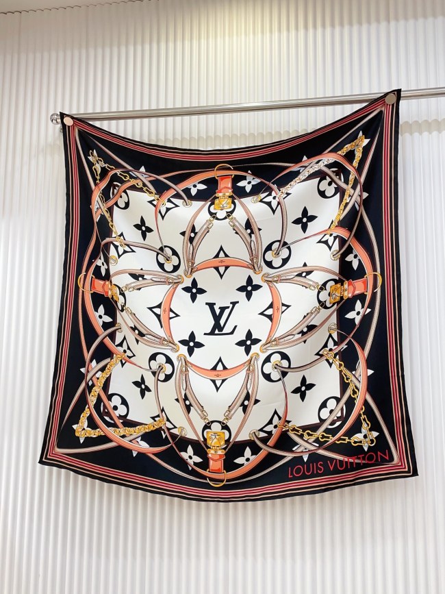 Cotton silk scarf, size 90x90cm, SF20-144