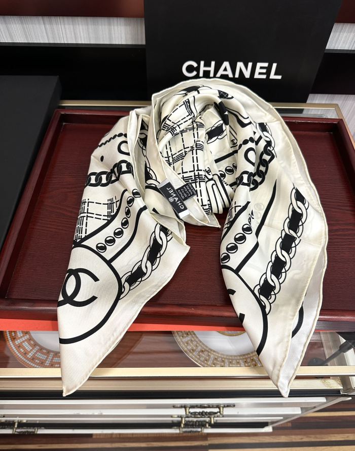 Cotton silk scarf, size 90x90cm, SF20-133-134