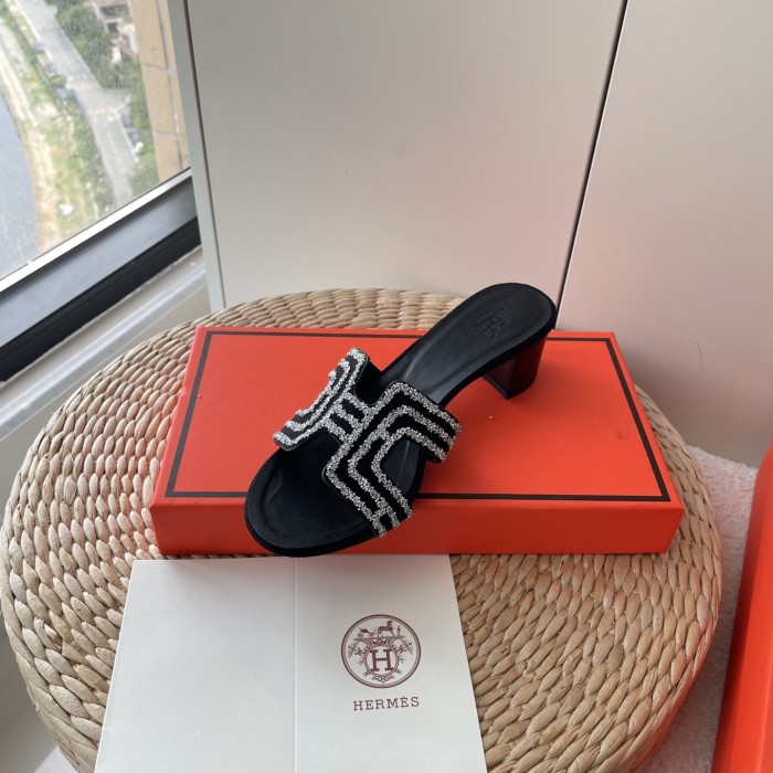 Women heel slipper shoes,  size 35-41, SS50-699