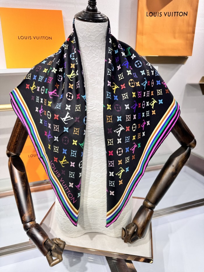 Cotton silk scarf, size 90x90cm, SF20-130-131