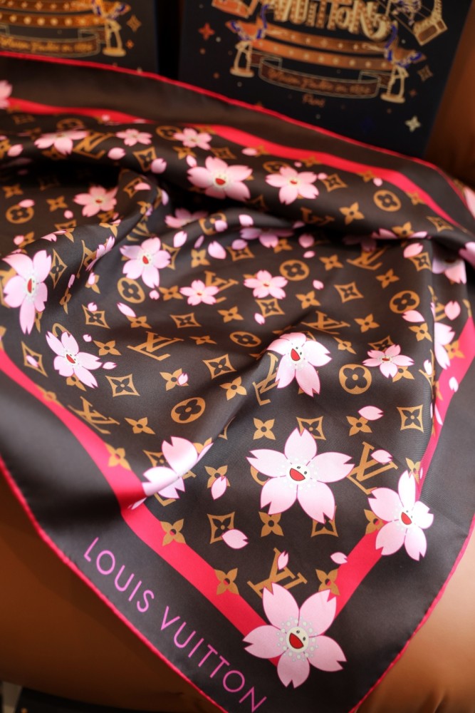 Cotton silk scarf, size 90x90cm, SF20-138