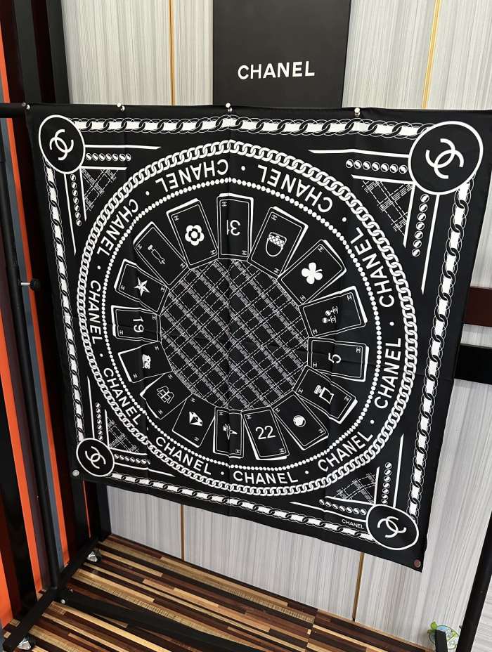 Cotton silk scarf, size 90x90cm, SF20-133-134