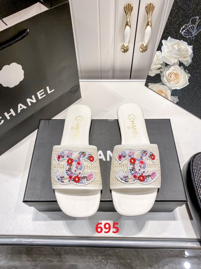 Women flat slipper shoes,  size 35-41, SS50-694-695