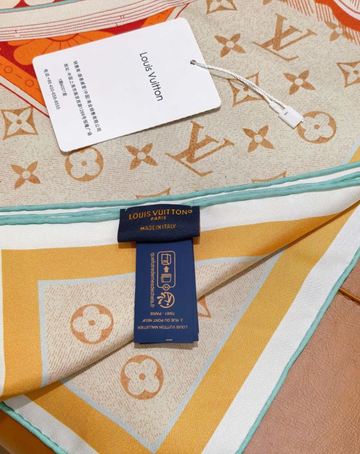 Cotton silk scarf, size 90x90cm, SF20-145-149