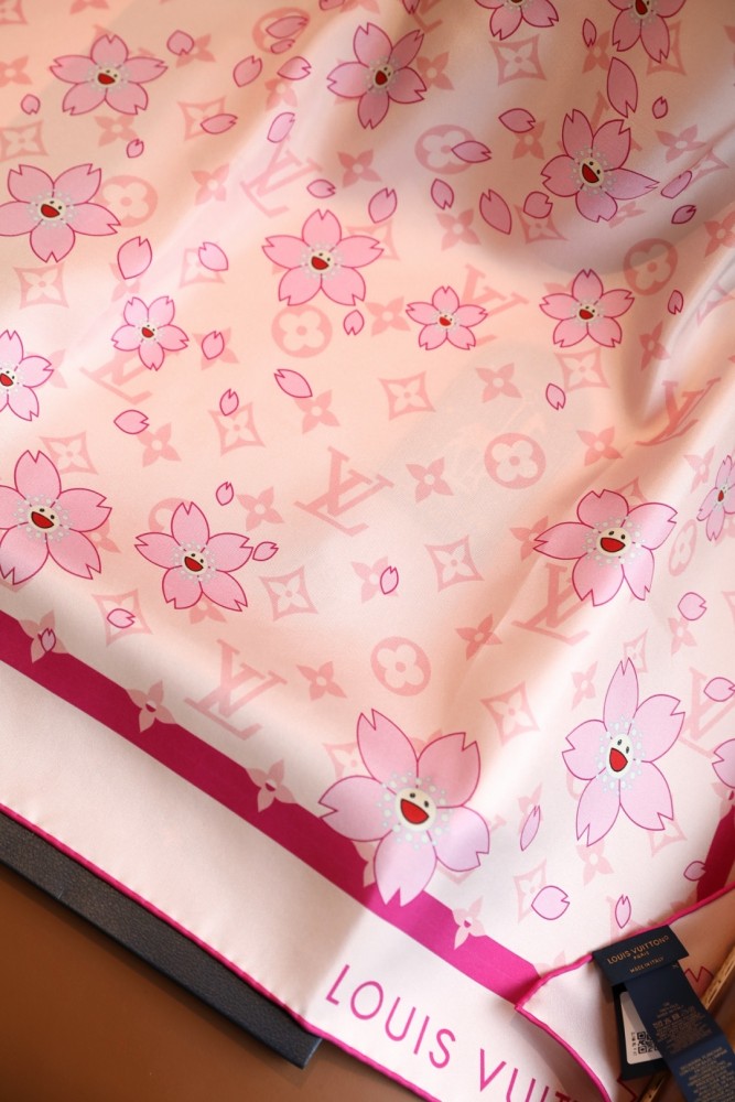 Cotton silk scarf, size 90x90cm, SF20-137