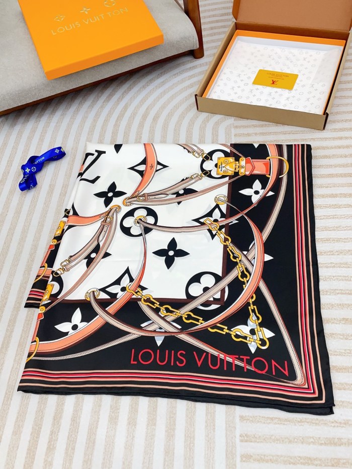 Cotton silk scarf, size 90x90cm, SF20-144