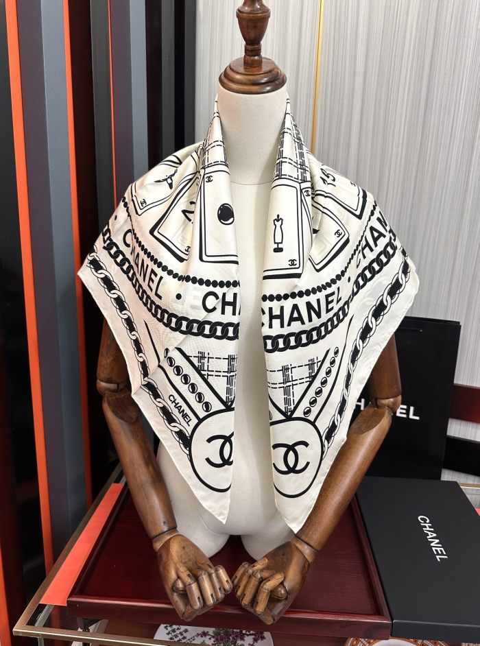 Cotton silk scarf, size 90x90cm, SF20-133-134
