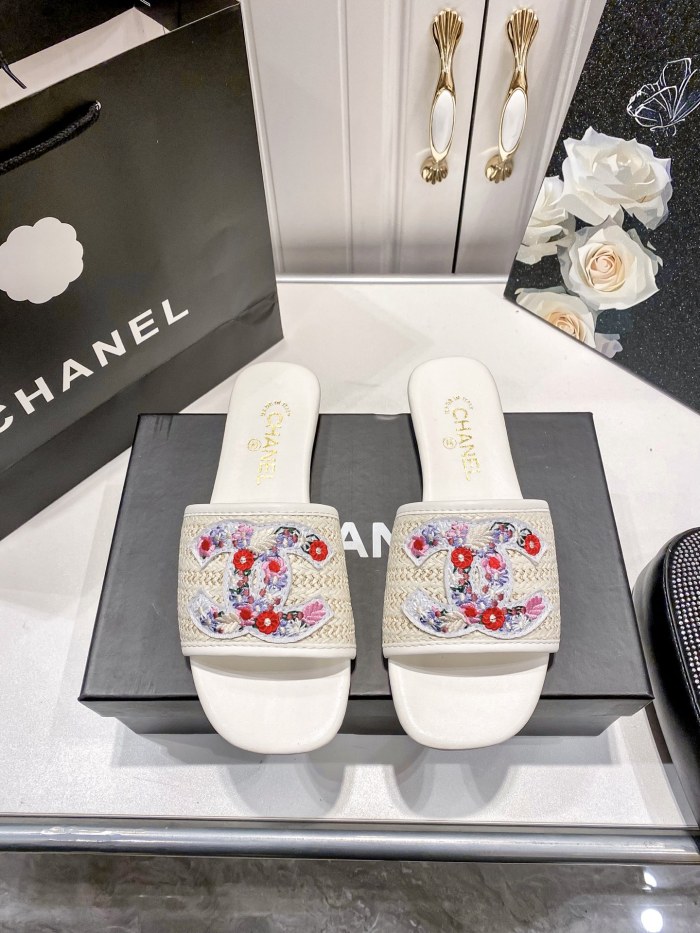 Women flat slipper shoes,  size 35-41, SS50-694-695