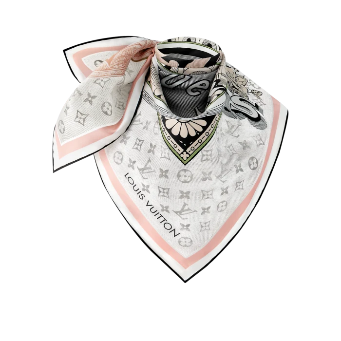 Cotton silk scarf, size 90x90cm, SF20-145-149