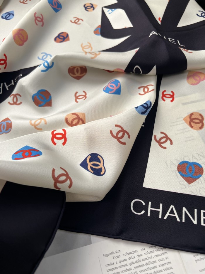 Cotton silk scarf, size 90x90cm, SF20-140-143