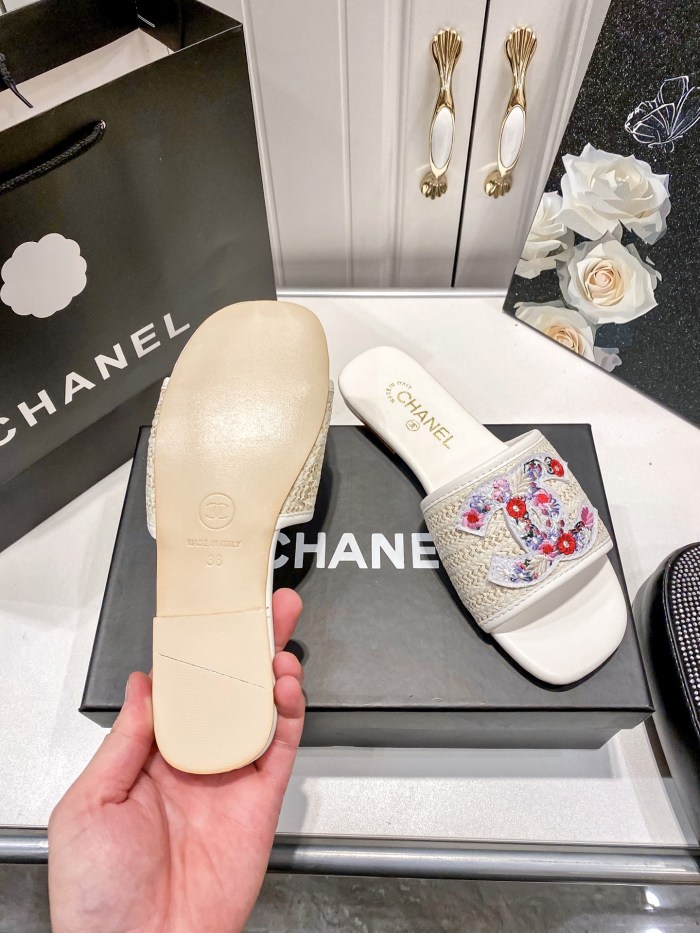 Women flat slipper shoes,  size 35-41, SS50-694-695