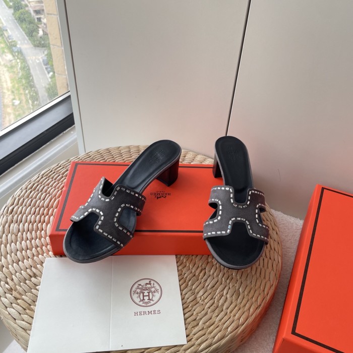 Women heel slipper shoes,  size 35-41, SS50-703