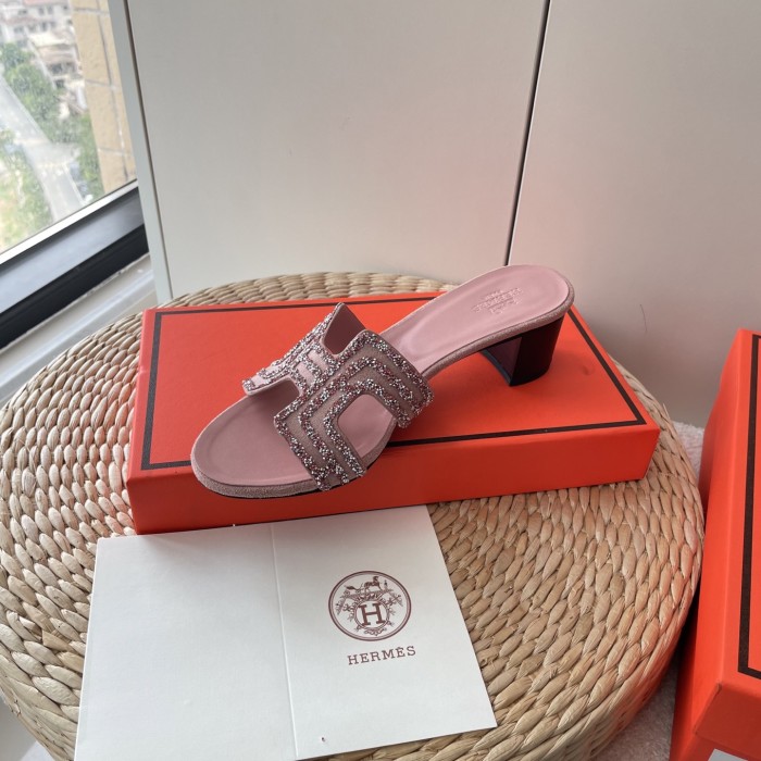 Women heel slipper shoes,  size 35-41, SS50-705
