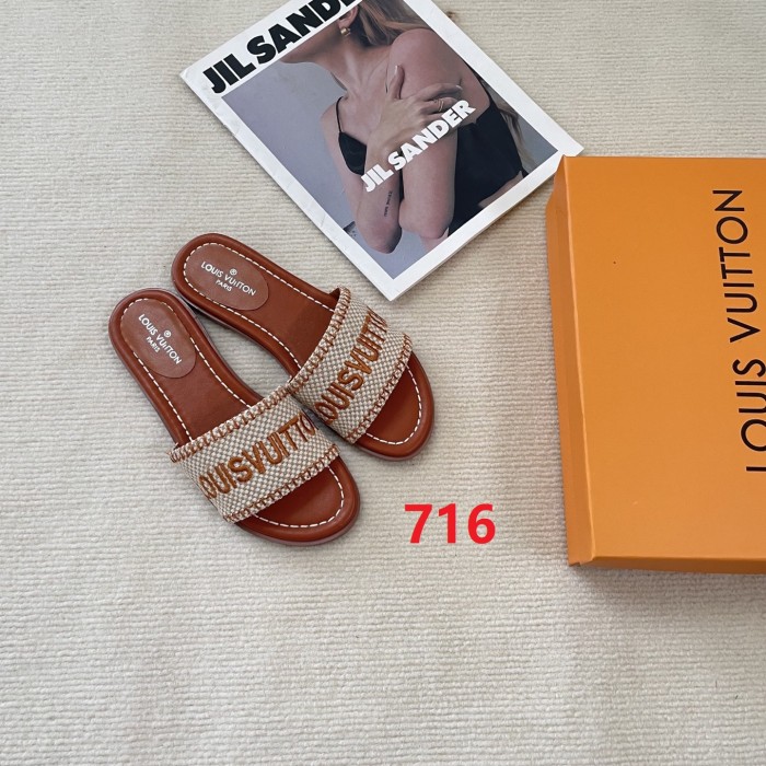 Women flat slipper shoes,  size 35-42, SS50-716