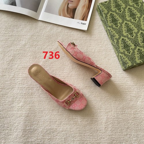 Women heel shoes, heel 6cm, size 34-42, SS50-736